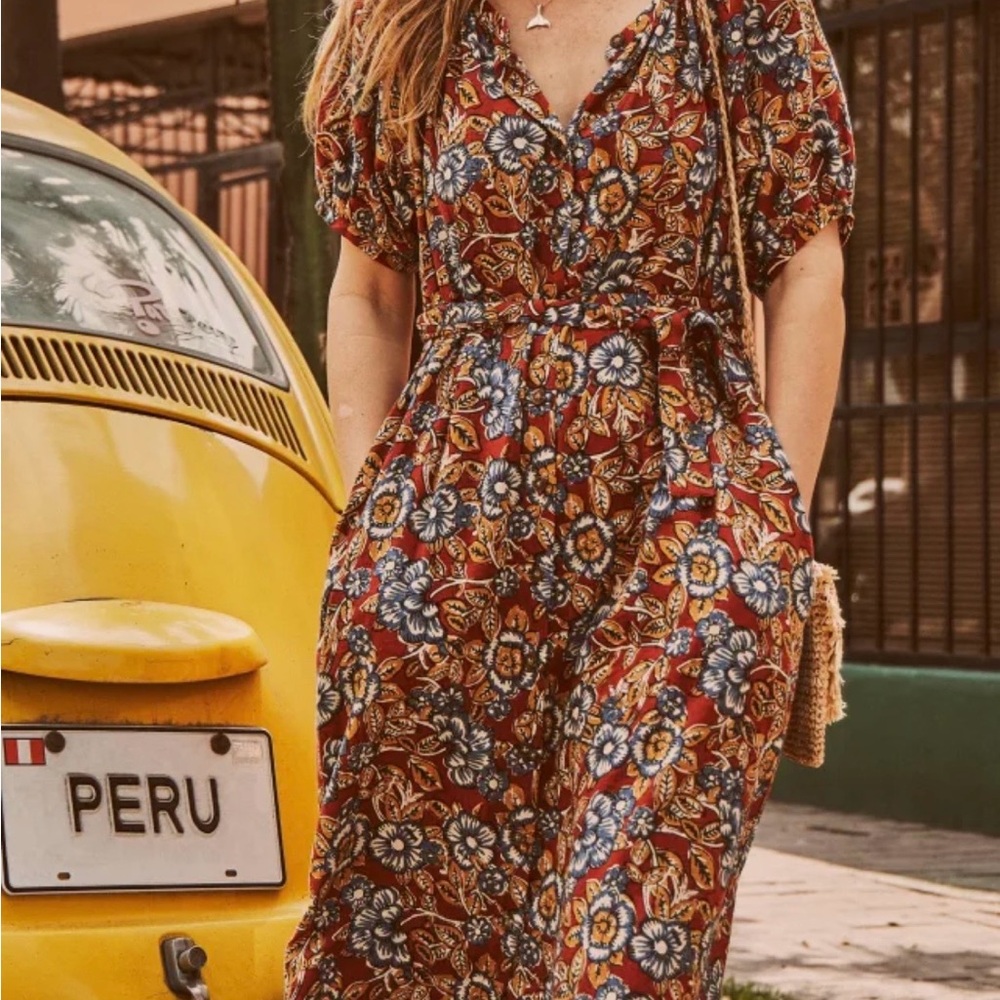 Faherty Carmel Midi Dress
